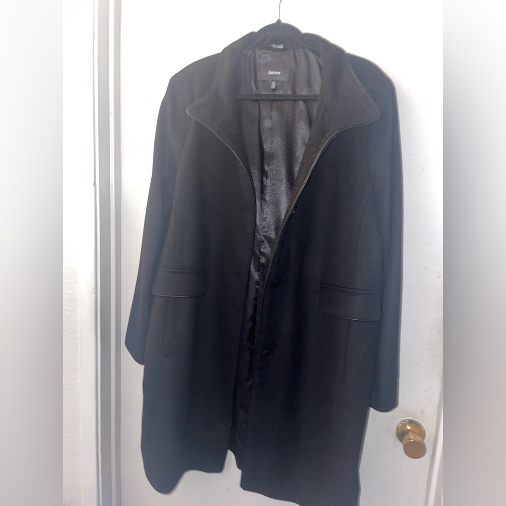 DKNY Suede Coat